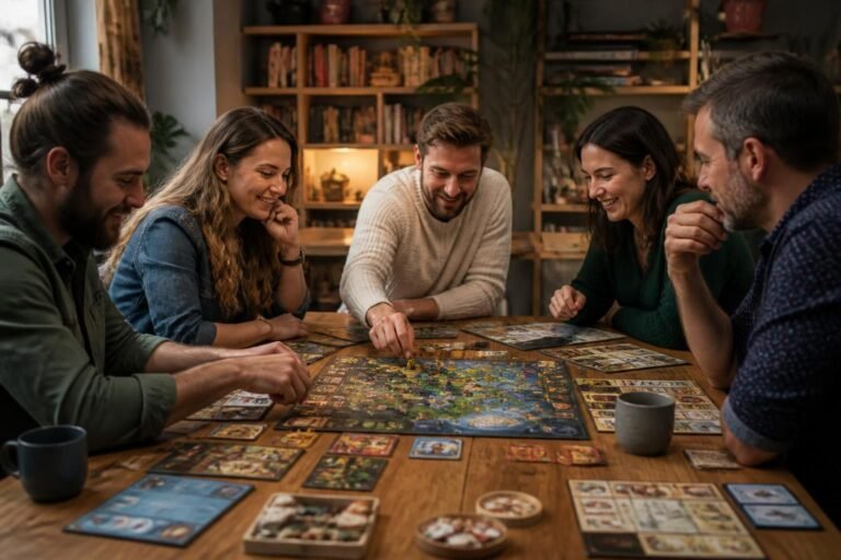 découvrez notre sélection de jeux de société coopératifs pour adultes, idéale pour animer vos soirées en club et partager des moments conviviaux et stratégiques.