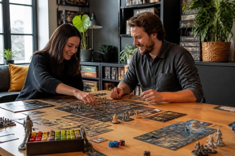 découvrez notre sélection des meilleurs jeux de société coopératifs spécialement conçus pour 2 joueurs, parfaits pour des moments de jeu en duo alliant stratégie et convivialité.