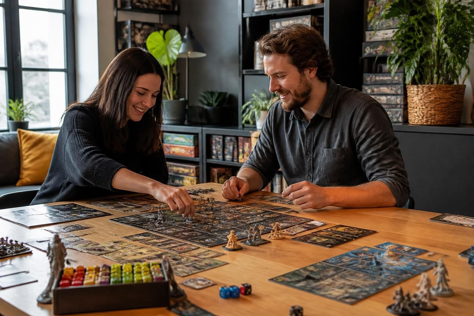 découvrez notre sélection des meilleurs jeux de société coopératifs spécialement conçus pour 2 joueurs, parfaits pour des moments de jeu en duo alliant stratégie et convivialité.