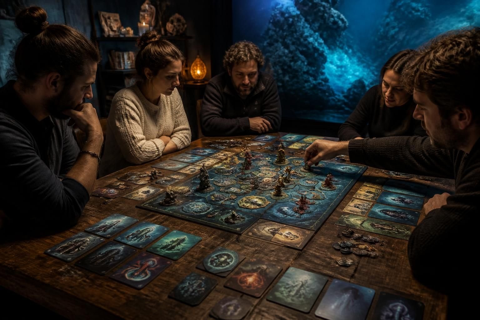 découvrez abyss, un jeu de société captivant qui vous plonge dans un univers sous-marin fascinant. explorez les profondeurs et vivez une aventure stratégique unique.