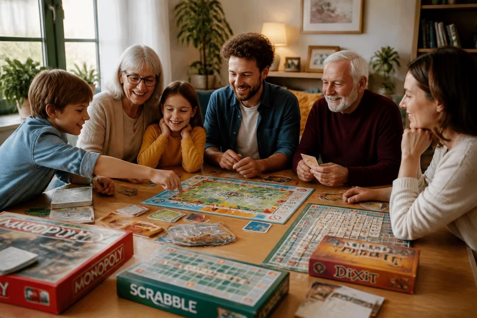 découvrez notre sélection de jeux de société pour toute la famille, des valeurs sûres qui garantissent des moments de plaisir et de convivialité adaptés à tous les âges.