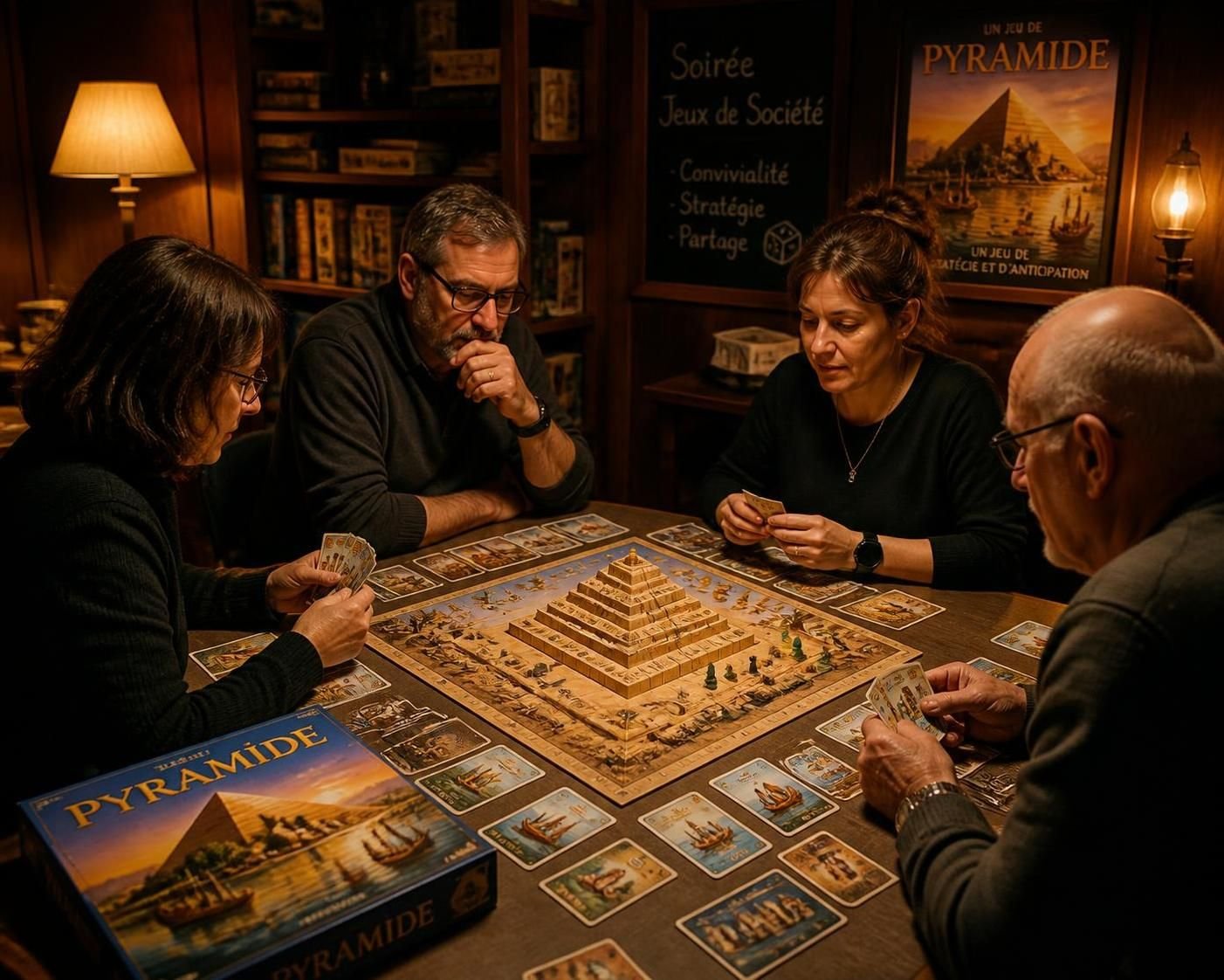 découvrez pyramide, le jeu de société culte à redécouvrir en famille ou entre amis. stratégie, fun et convivialité garantis pour des heures de plaisir.