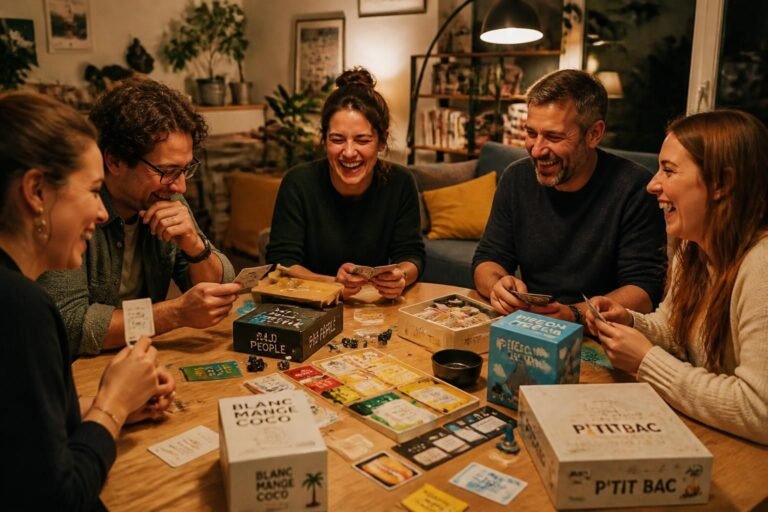 découvrez notre sélection de jeux de société drôles pour adultes, parfaits pour détendre vos soirées entre amis et garantir des moments de rire et de convivialité.